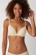  Biustonosz push up Biustonosz Push-up Model Aura Spotlight WHU 10207982 174084 Cream - Triumph 