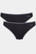  Komplet Figi Model GO 10207351 199315 2pack Black - Sloggi 