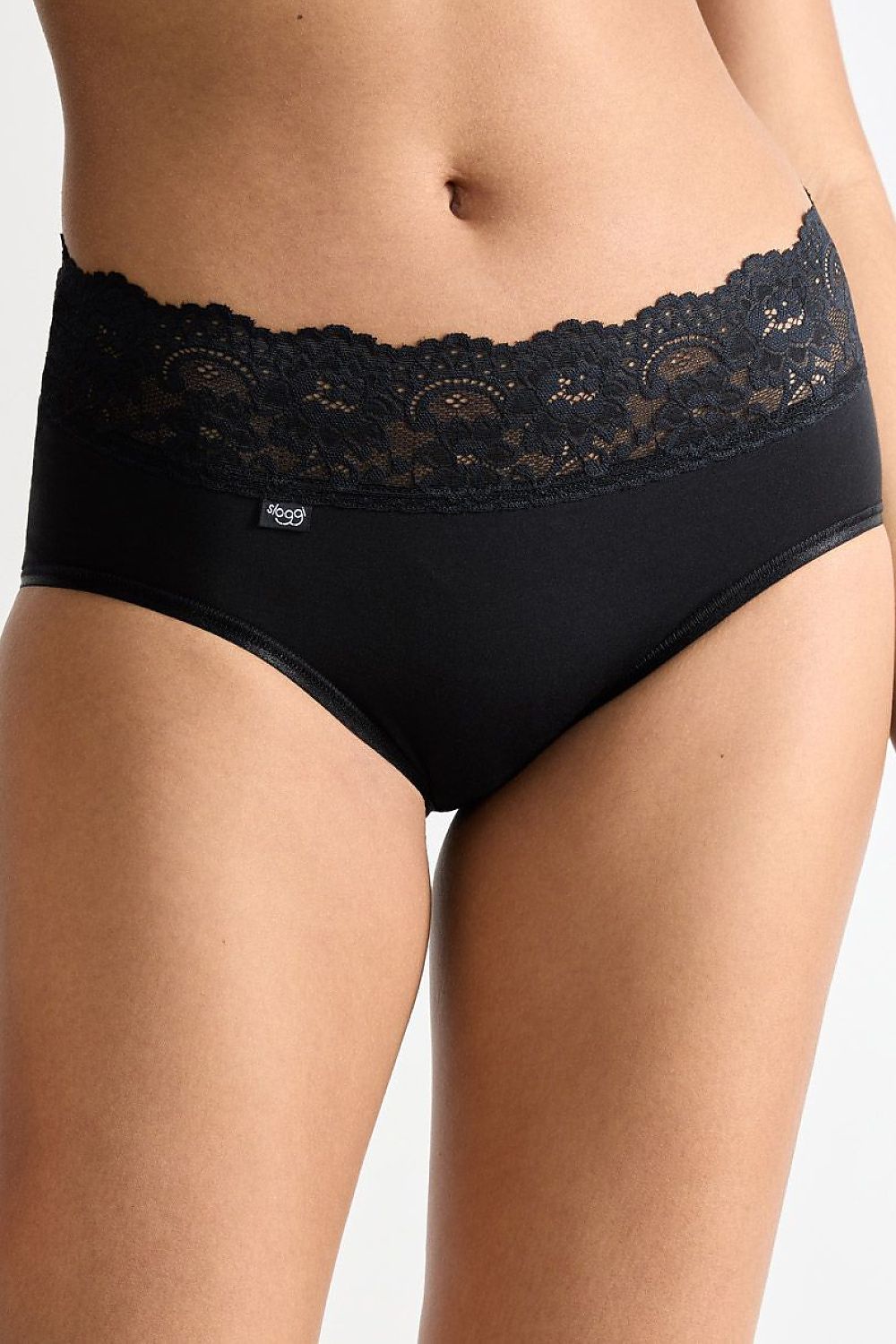  Figi Model  Romance Midi 10031896 52056 Black - Sloggi 