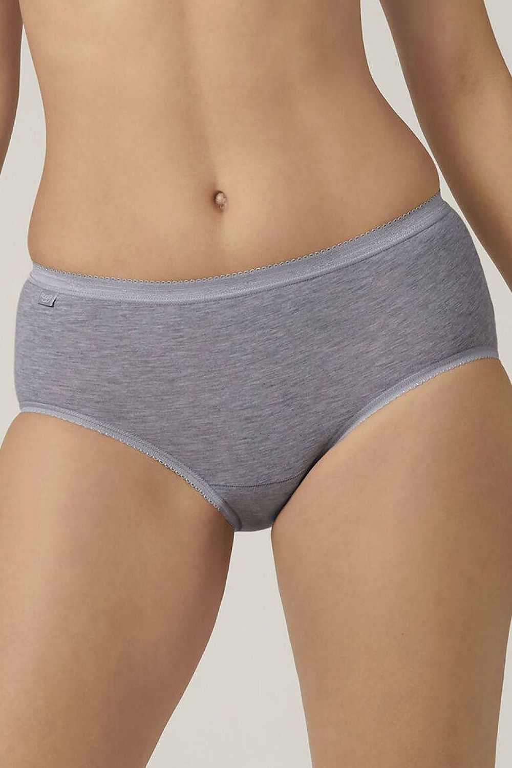  Figi Model Basic+ Midi 10005038 112529 Grey Melange - Sloggi 