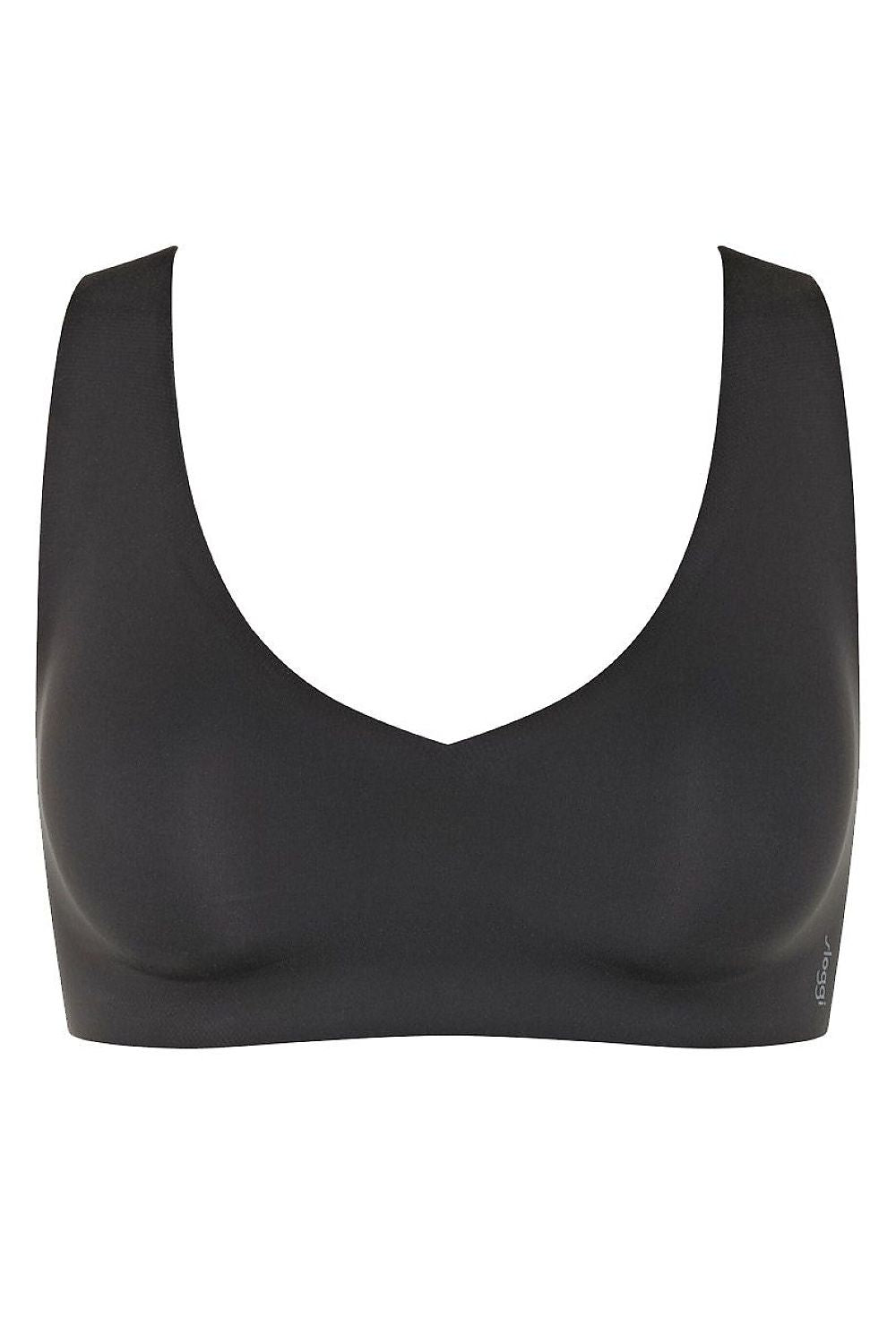  Biustonosz Soft Biustonosz Sportowy Model braletka ZERO Feel 2.0 10217728-0004 186486 Black - Sloggi 