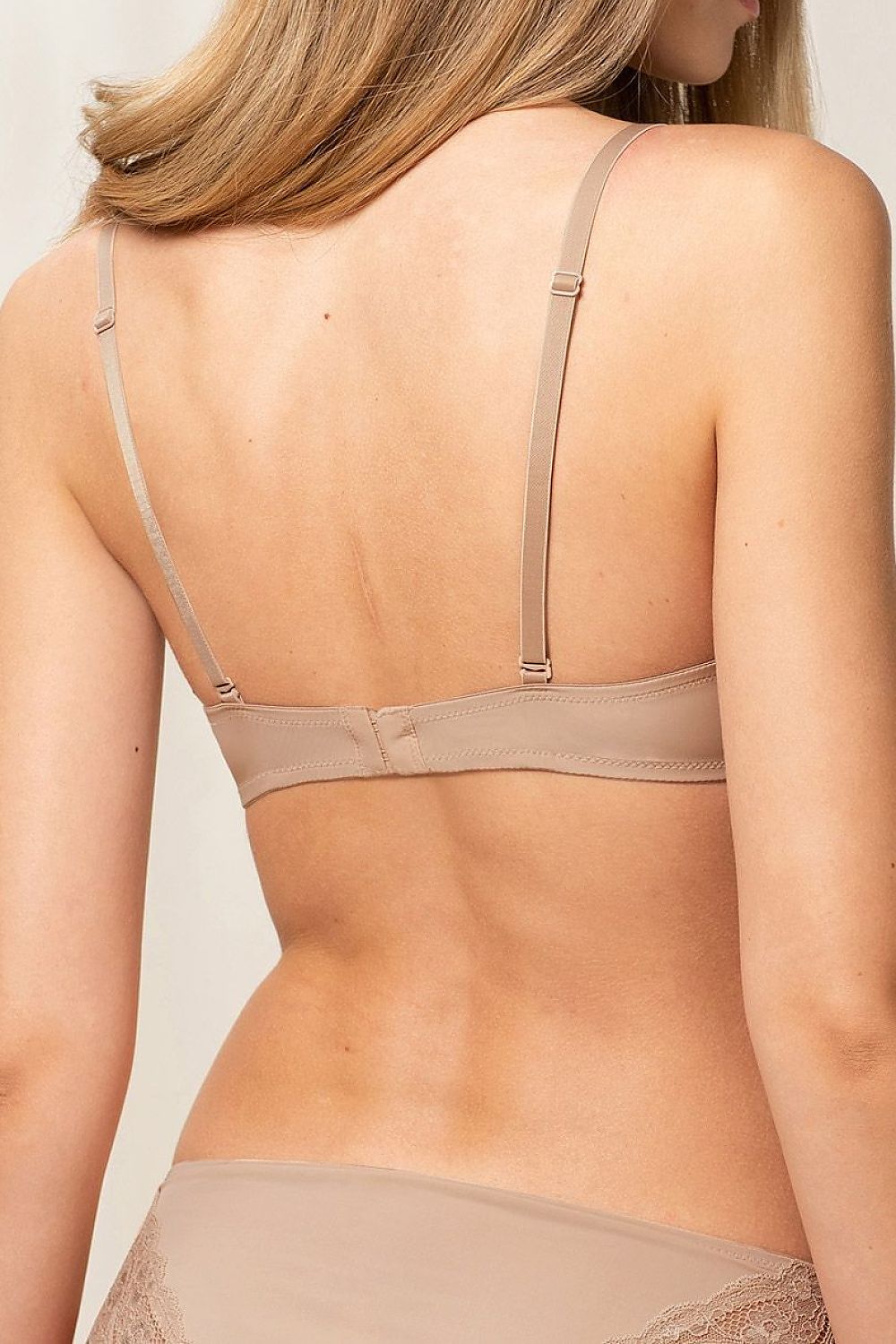  Biustonosz push up Biustonosz Usztywniany Model Lovely Micro WHPM 10186625 174914 Beige - Triumph 