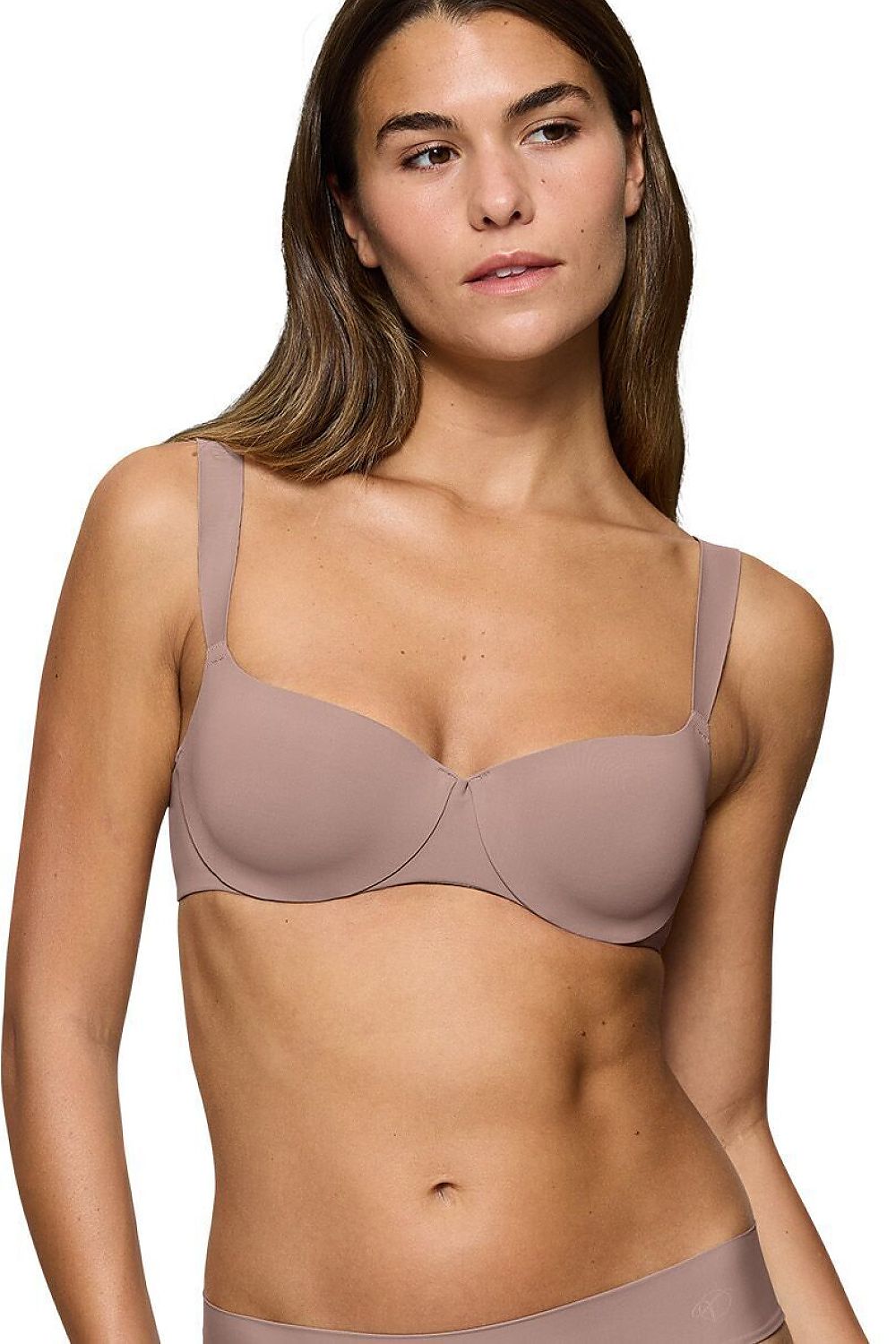   Biustonosz balconette Model Body Make-Up Illusion 10217849-00ZE 232114 Cacao - Triumph 