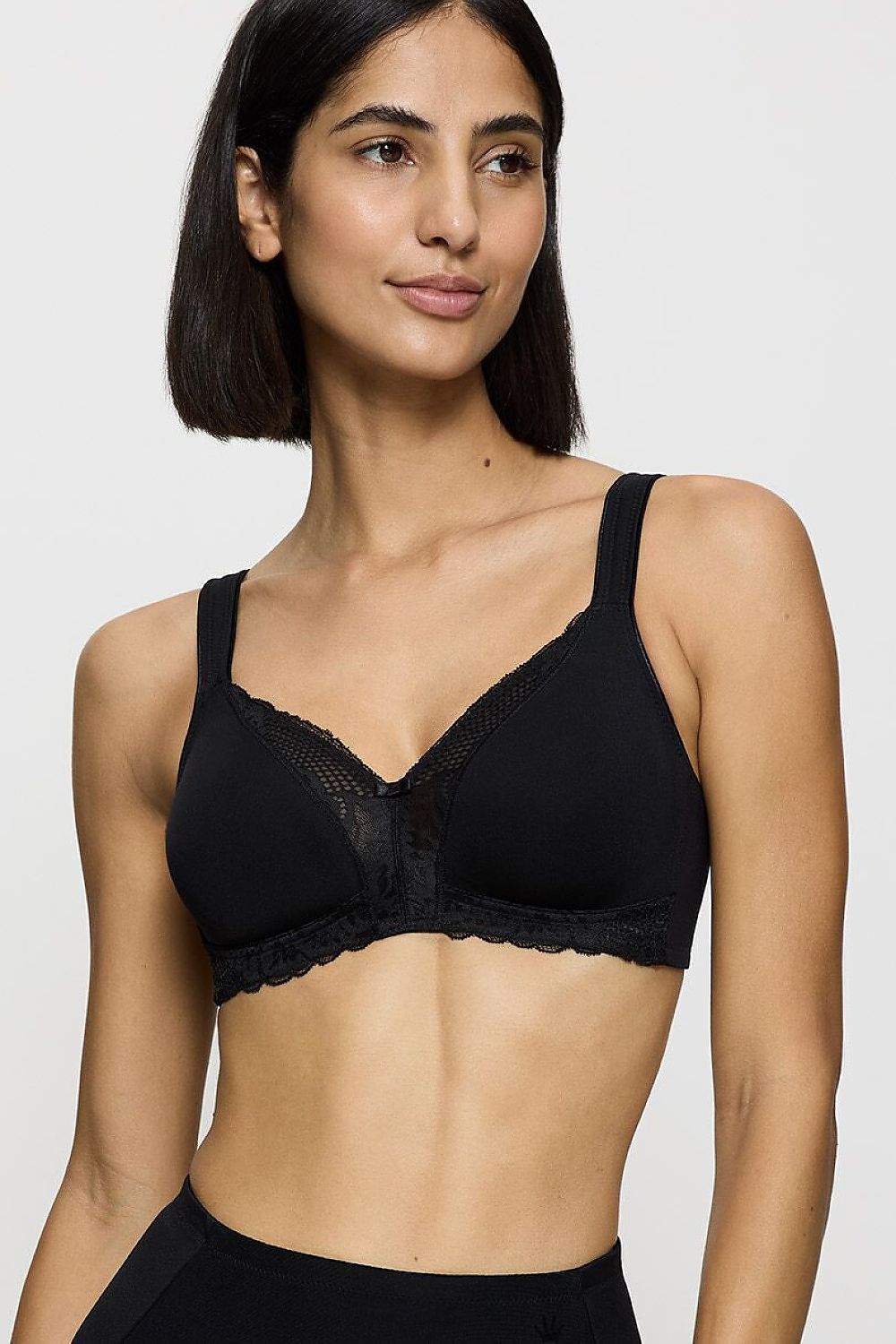  Biustonosz Soft Model Modern Lace+Cotton N 10207539-0004 232075 Black - Triumph 