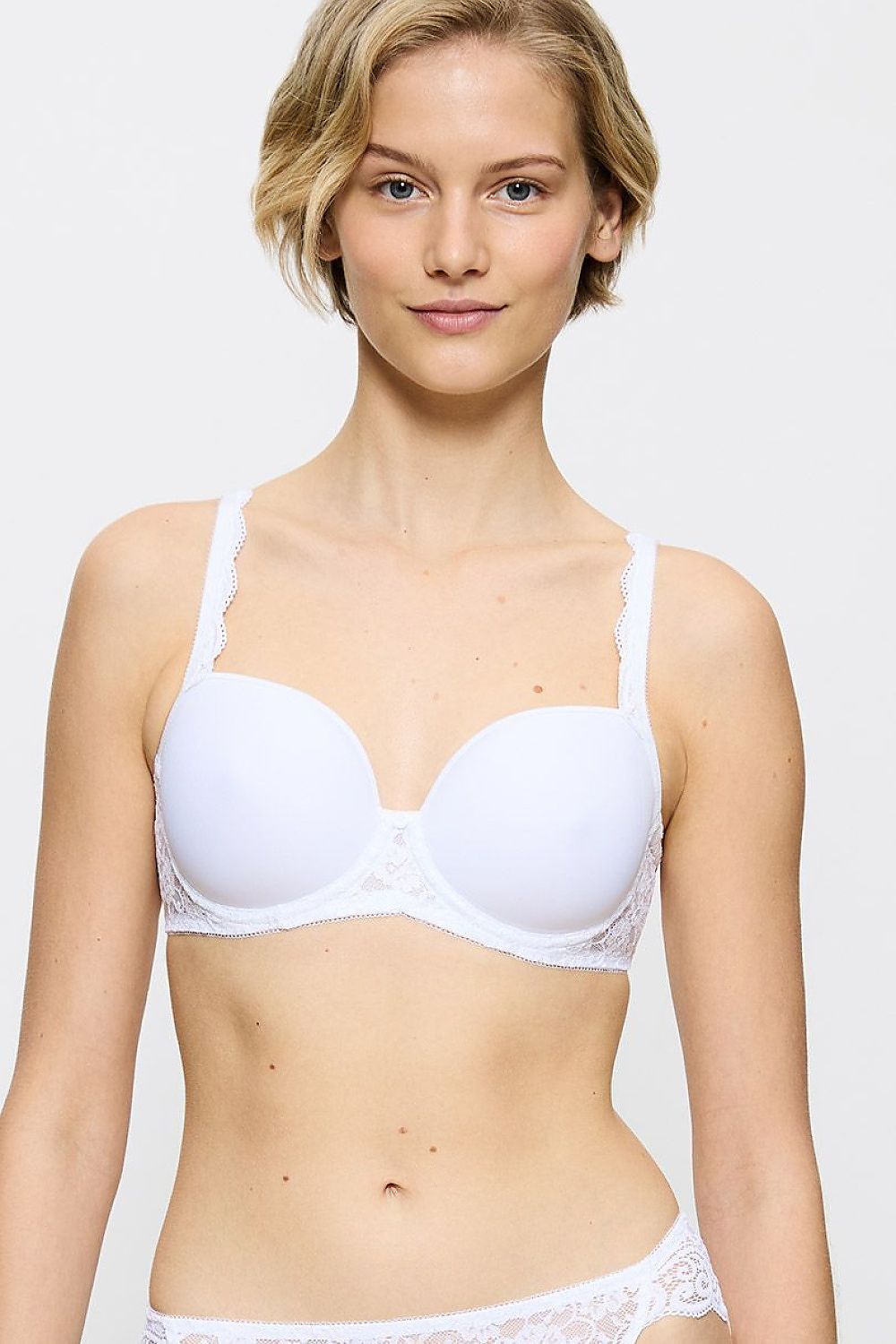  Biustonosz push up Biustonosz typu spacer Model Amourette WP 10214770-0003 230953 White - Triumph 