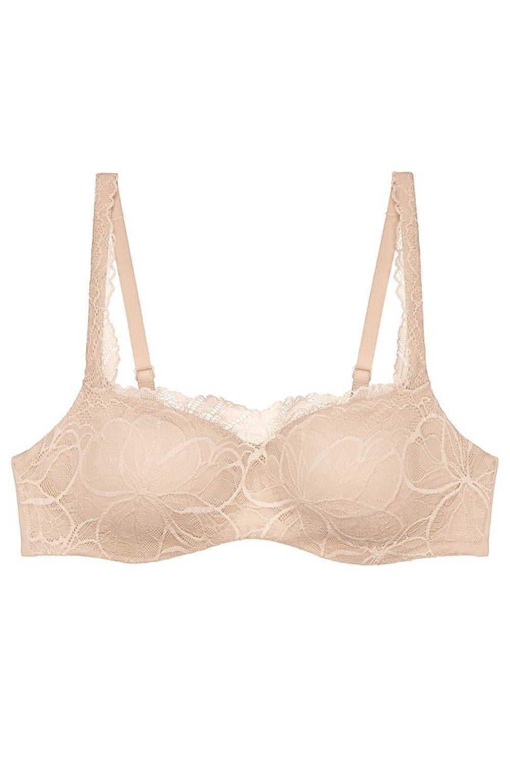   Biustonosz Usztywniany balconette Model Body Make-Up Illusion Lace 10219845-00NZ 202699 Beige - Triumph 