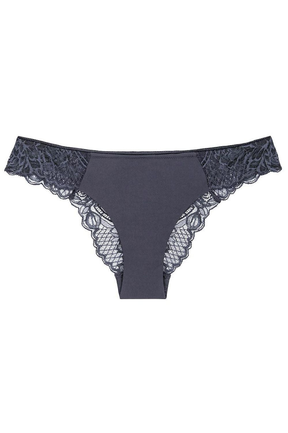  Figi Brazyliany Model Wild Peony Florale Brazilian 10209603 232078 Dark Grey - Triumph 