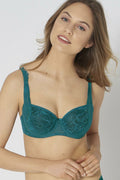  Biustonosz push up Biustonosz Usztywniany Model Amourette Charm WHP02 10201686 139235 Morski - Triumph 