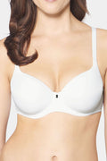  Biustonosz push up Biustonosz Usztywniany Model Body Make-Up Essentials 10190664 160960 White - Triumph 
