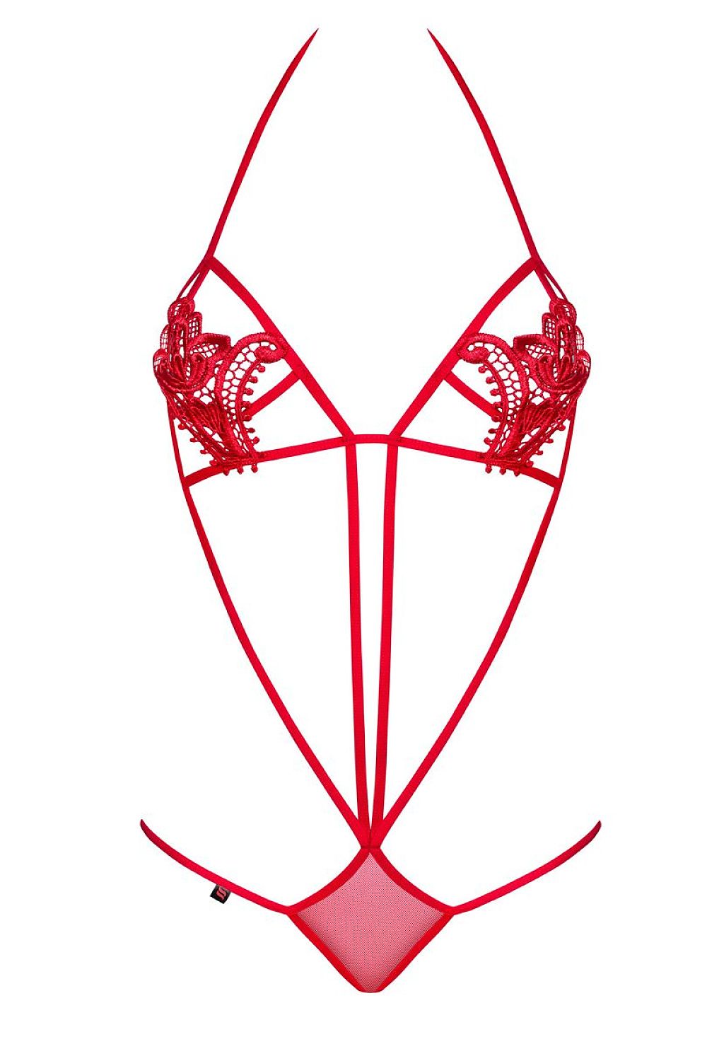  Body Model Luiza Teddy 19309 Red - Obsessive 