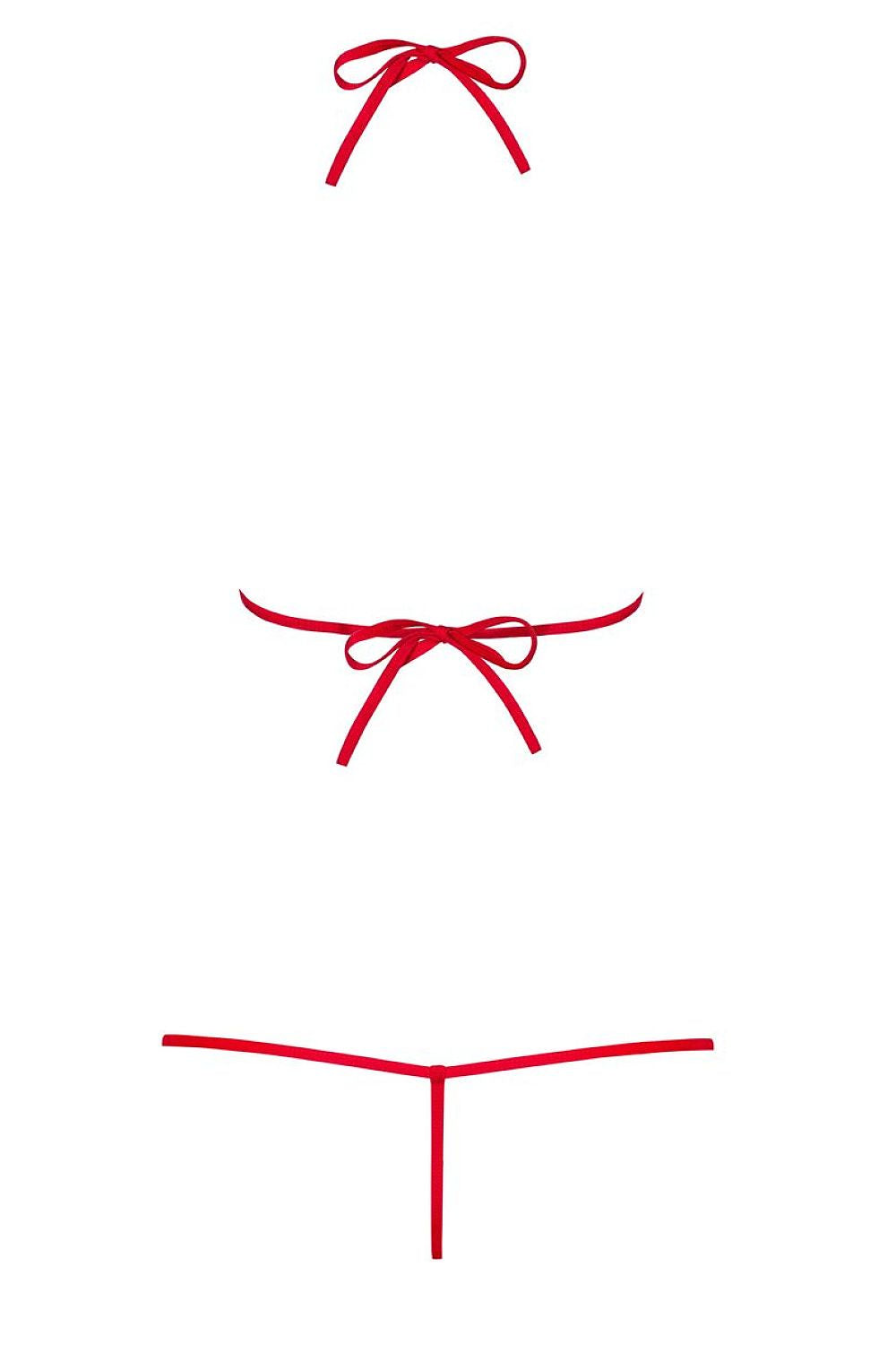   Body Model Luiza Teddy 19309 Red - Obsessive 