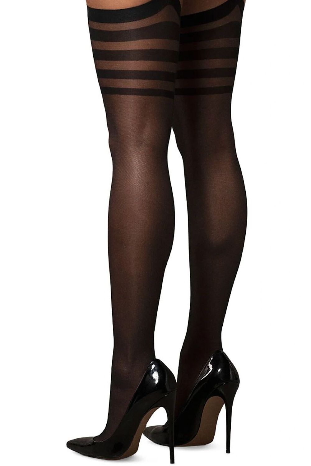   Pończochy Model Lune Bellis 198019 Black - Obsessive 