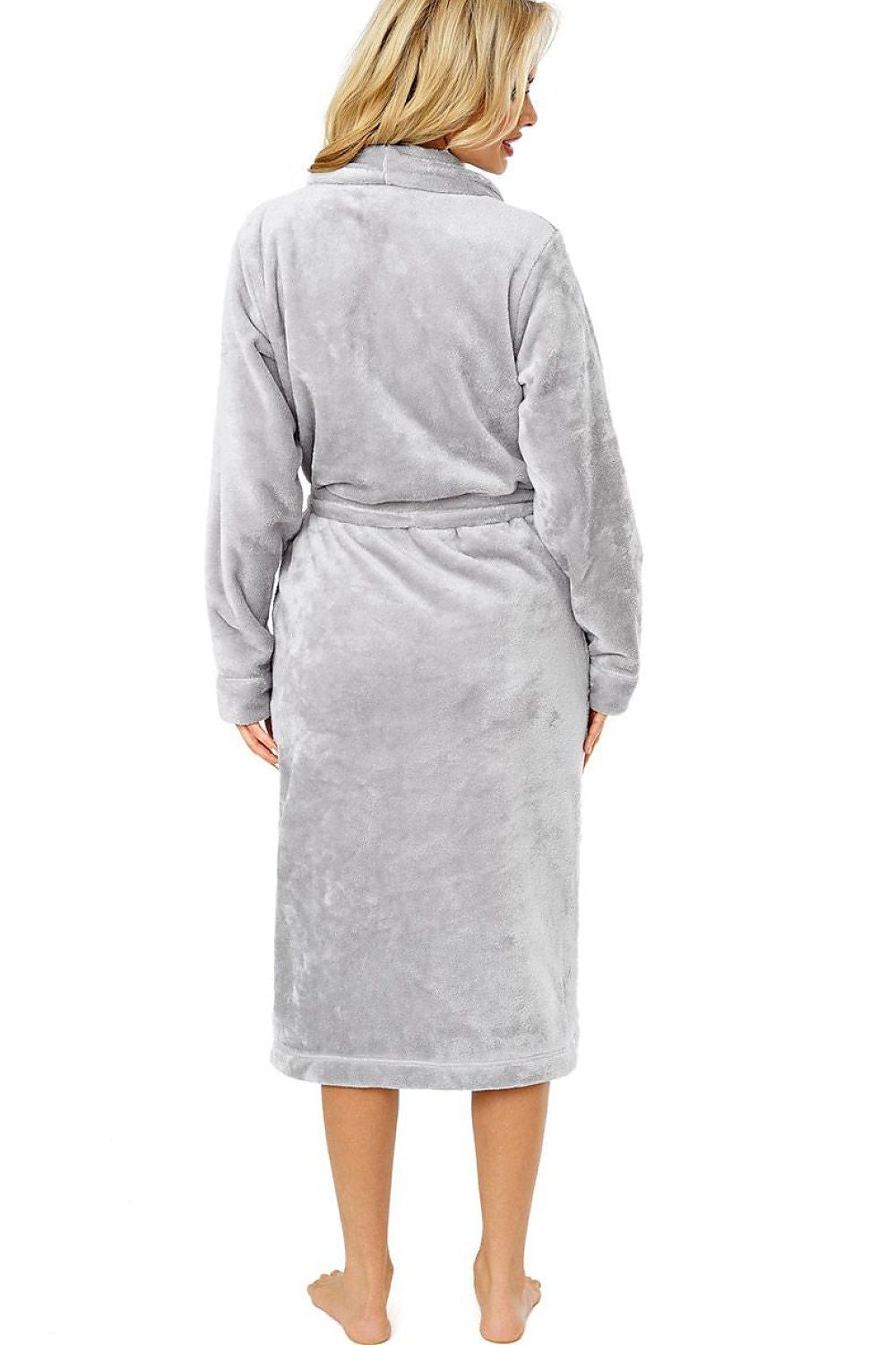  Szlafrok Damski Model 103 191103 Grey - Donna 