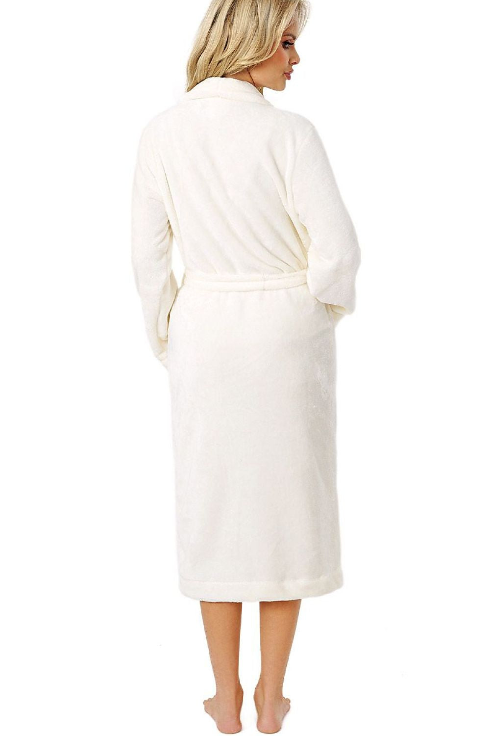  Szlafrok Damski Model 103 1911020 Ecru - Donna 