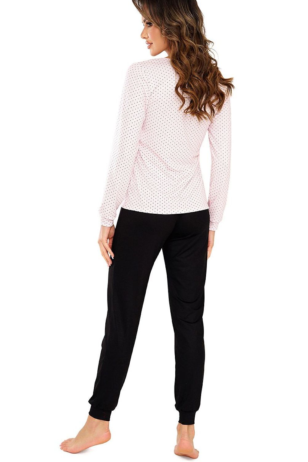 Piżama Damska Model Alison 178247 Black/Pink - Donna 