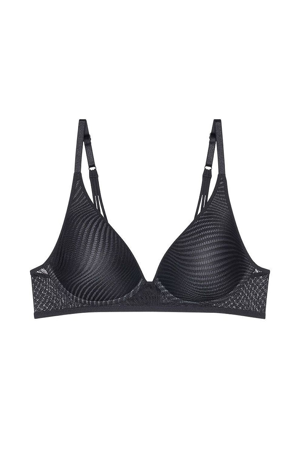 Biustonosz push up Biustonosz Usztywniany Model Harmony Spotlight P EX 10217428 Black - Triumph 