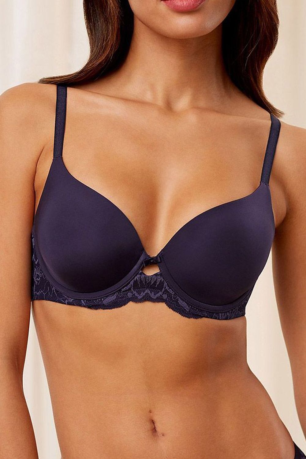  Biustonosz push up Biustonosz Usztywniany Model Amourette Charm T WHP01 10214459 194324 Navy - Triumph 