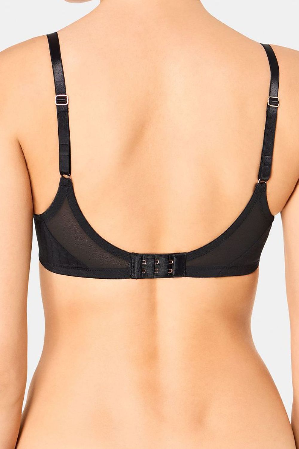  Biustonosz push up Biustonosz Usztywniany Model Azalea Florale 10184809 154415 Black - Triumph 
