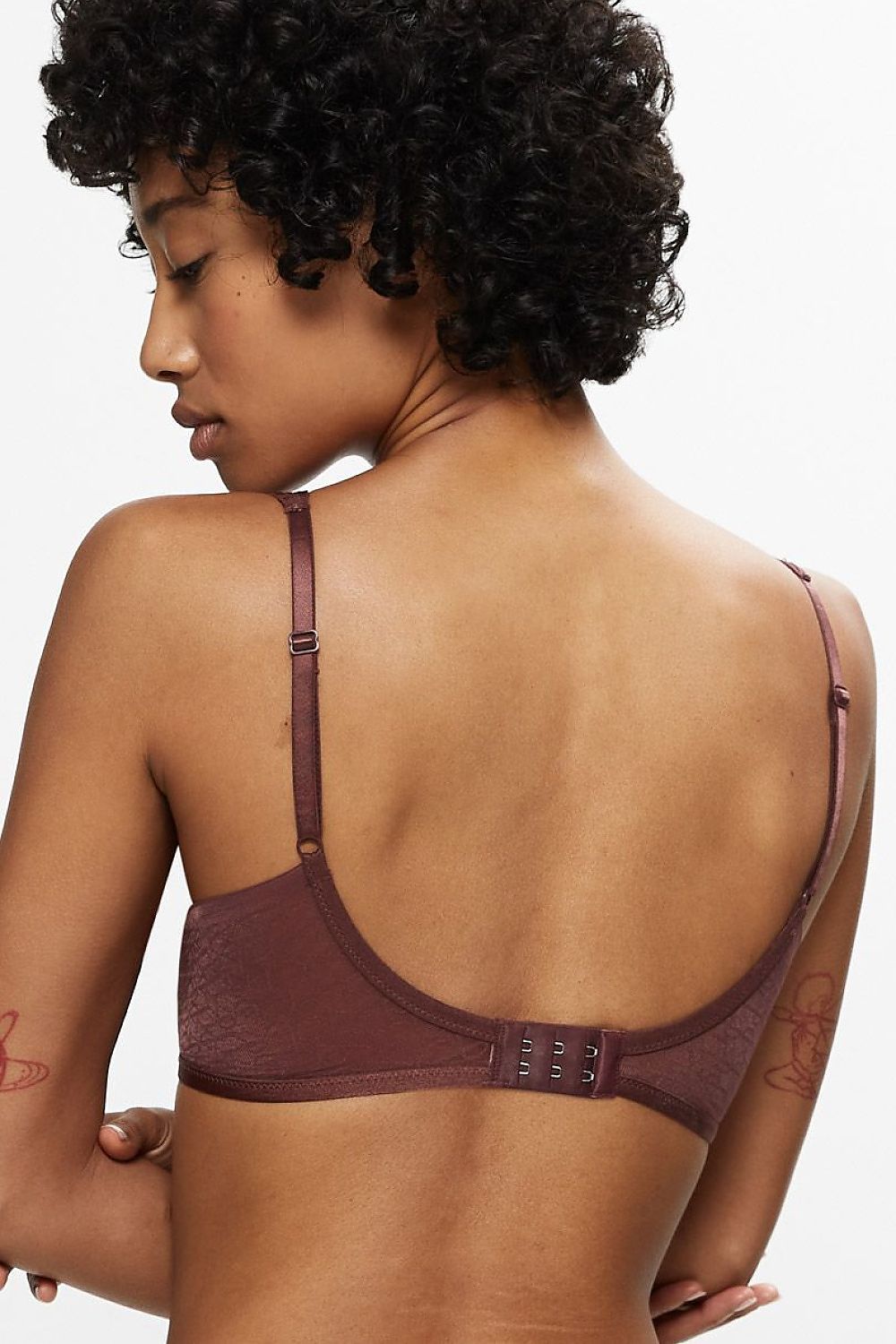  Biustonosz push up Biustonosz Usztywniany Model Signature Sheer P EX 10215909 194305 Czekolada - Triumph 