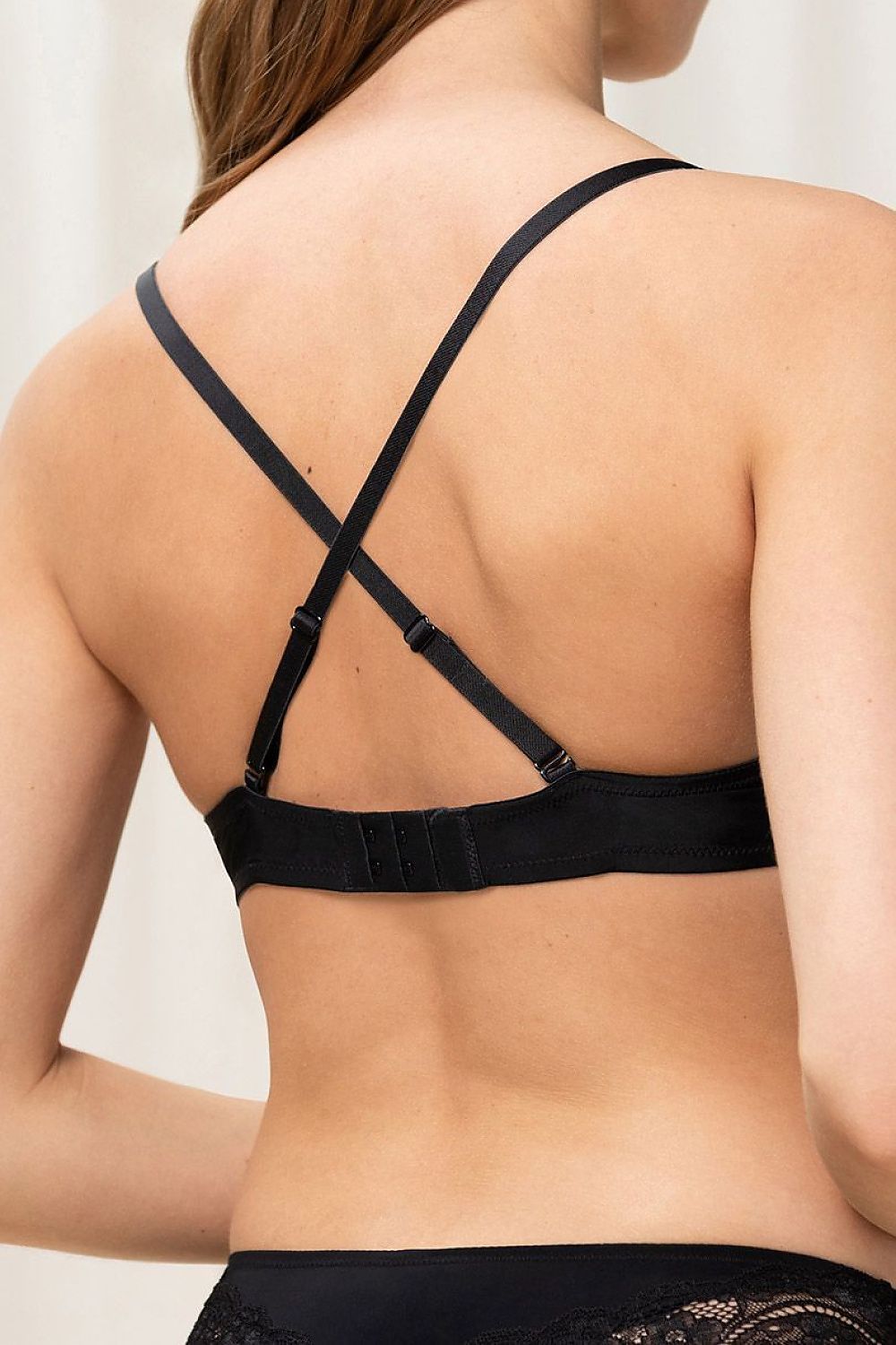  Biustonosz push up Biustonosz Usztywniany Model Lovely Micro WHPM 10186625 187495 Black - Triumph 