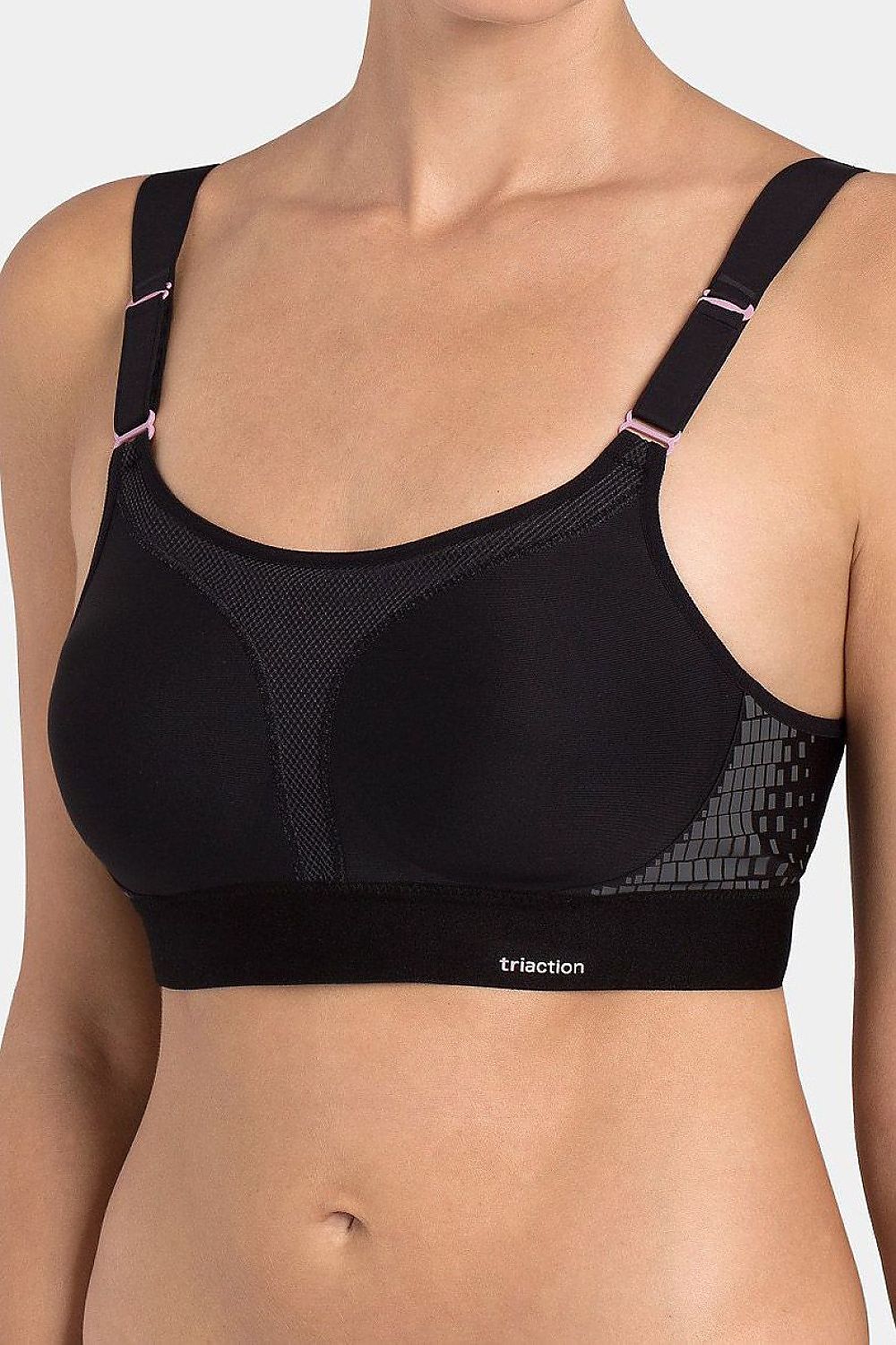  Biustonosz Soft Biustonosz Sportowy Model Triaction Extreme Lite N EX 10163839 154379 Black - Triumph 