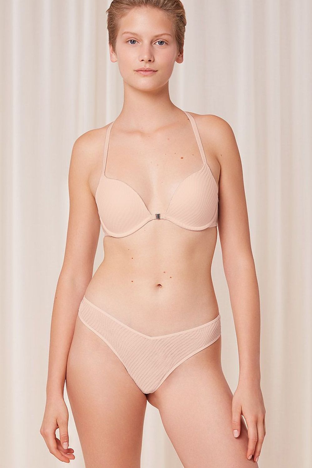  Figi Brazyliany Model Harmony Spotlight High Leg 10217381 194283 Light Pink - Triumph 