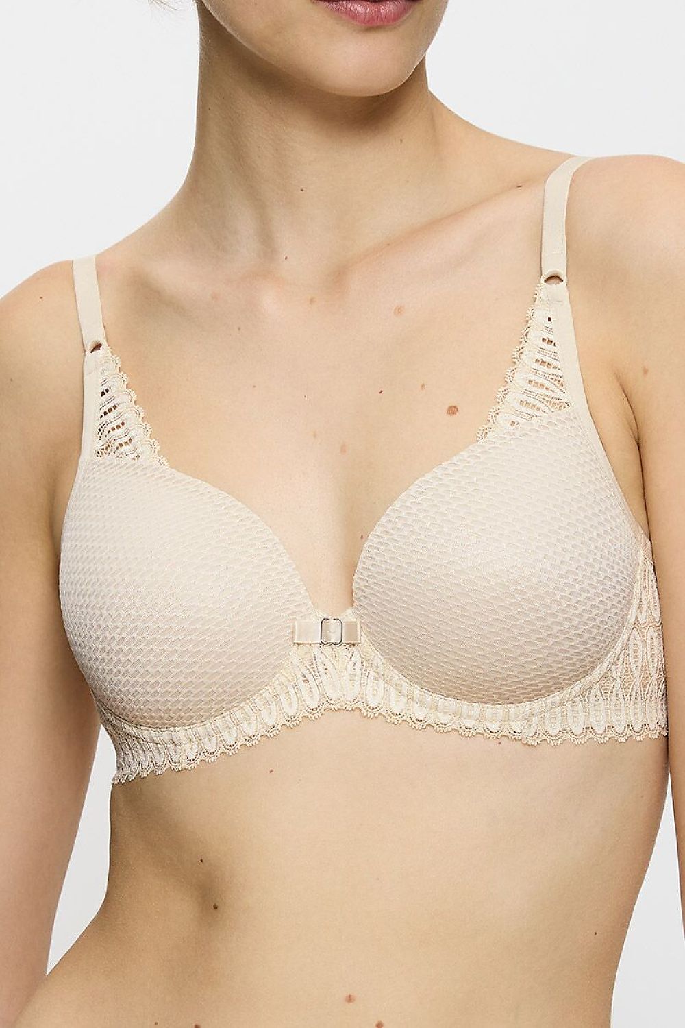 Biustonosz push up Biustonosz Usztywniany Model Aura Spotlight WHP bistonosz usztywniany 10207996-6720 158249 Cream - Triumph 