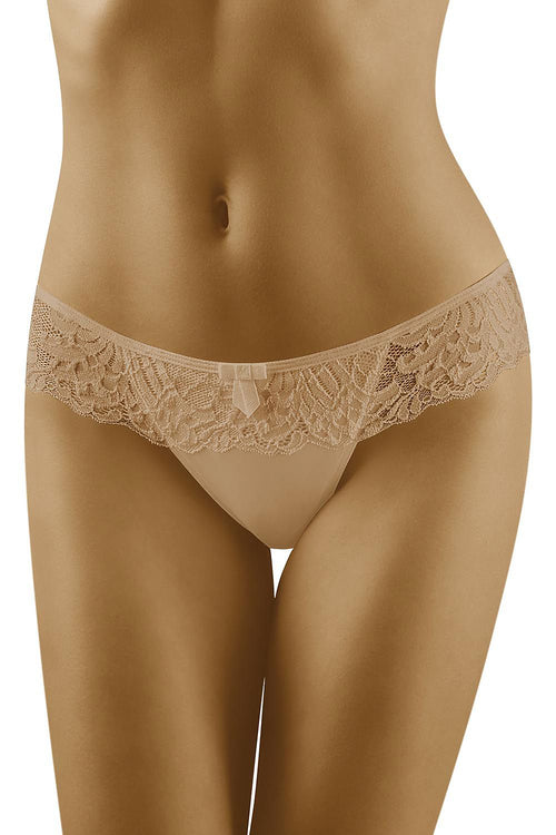  Stringi Szorto-stringi Model Karioka Beige - Wolbar 