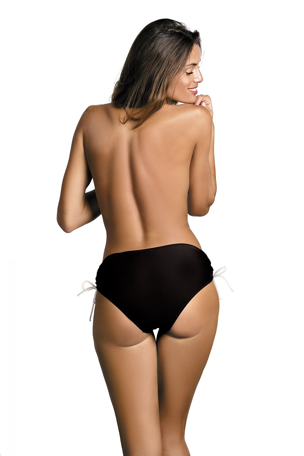  Kostium dwuczęściowy Figi Kąpielowe Model Cindy M-04 Nero Black - Marko 