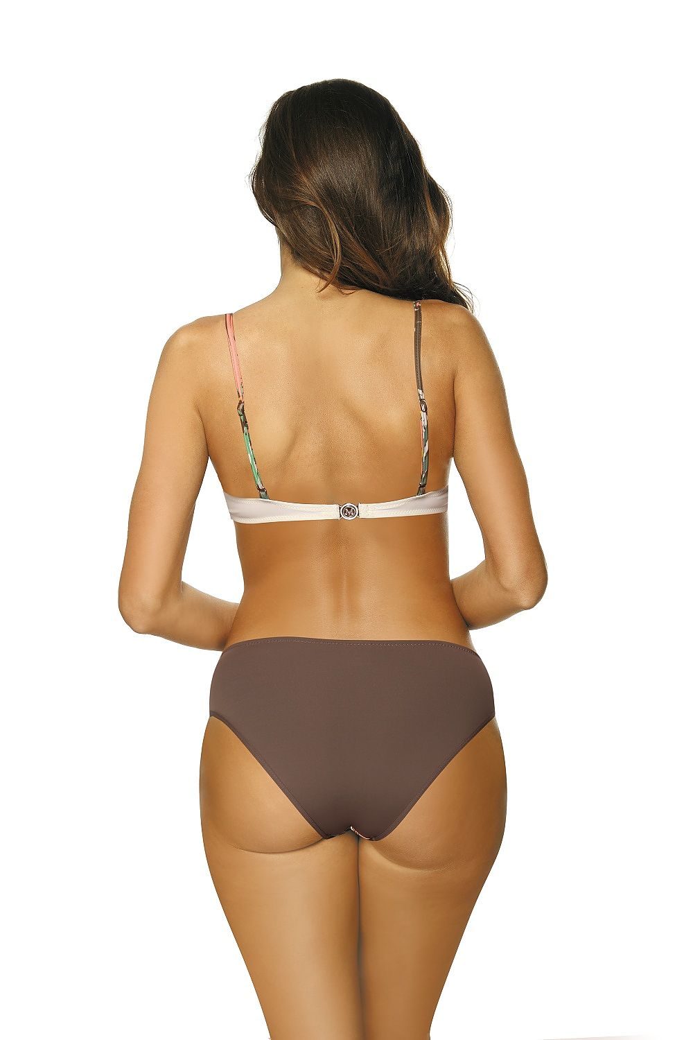  Kostium dwuczęściowy Kostium kąpielowy Model Yasmine Avorio M-493 Ecru - Marko 