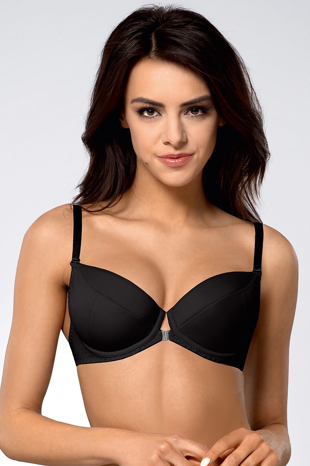  Biustonosz push up Biustonosz Push-up Model 146/69 Black - Ava 