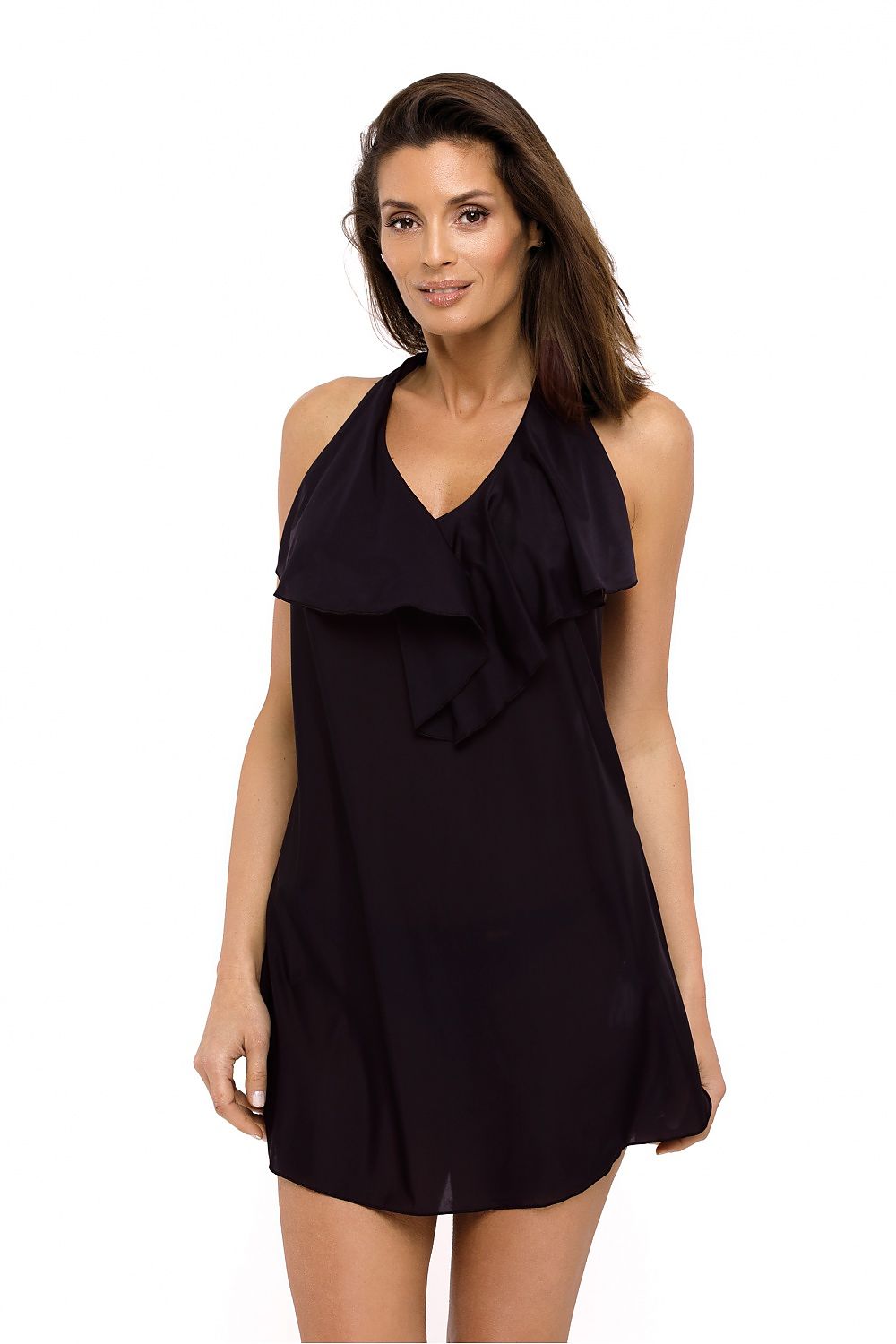  Sukienka Plażow Tunika Model Erin Nero M-515 Black - Marko 