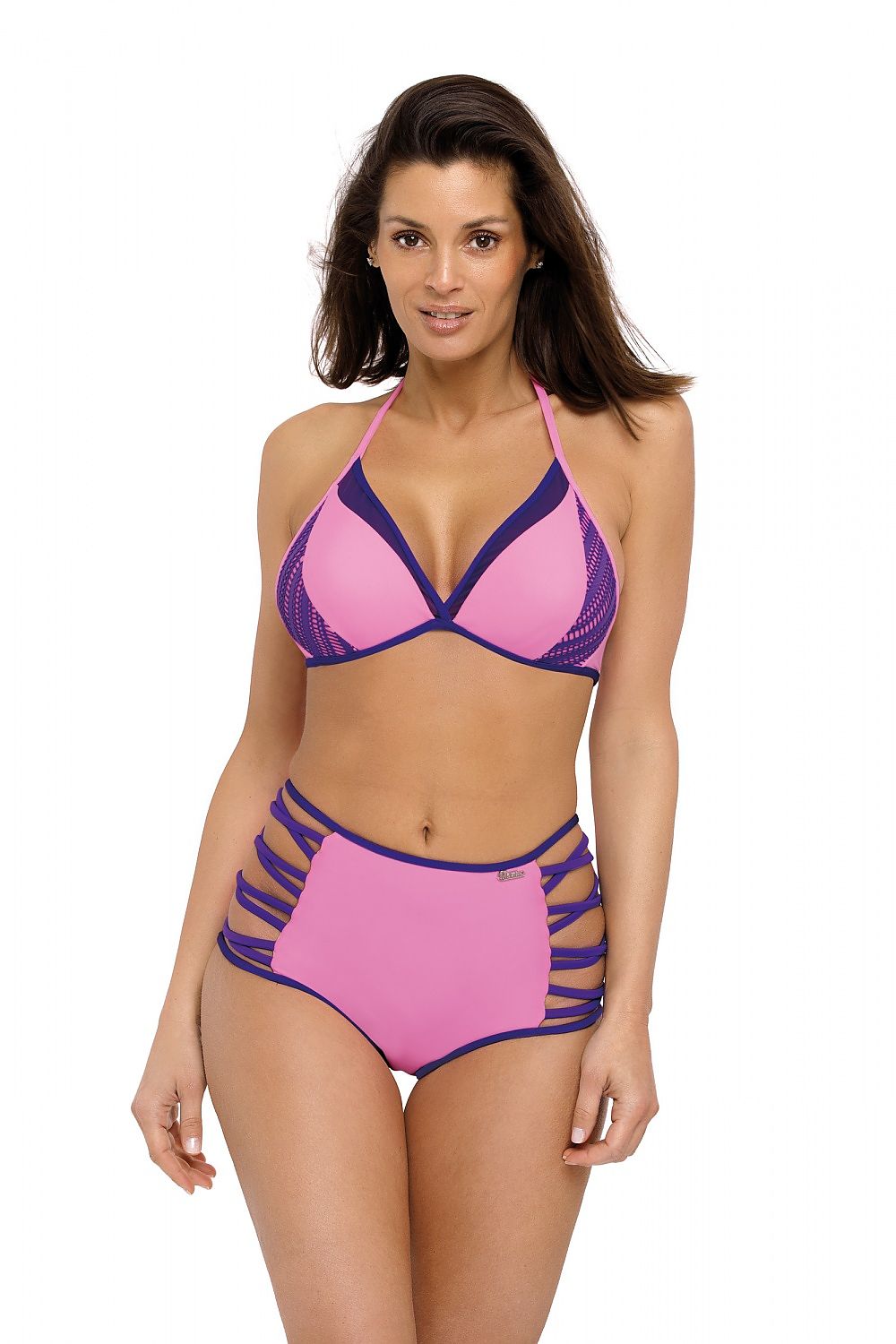  Kostium dwuczęściowy Kostium kąpielowy Model Verona Hollywood M-551 Pastel Pink - Marko 