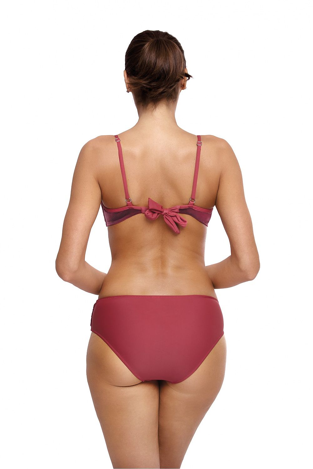  Kostium dwuczęściowy Kostium kąpielowy Model Rihanna Anfora M-525 Dark Pink - Marko 