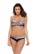  Kostium dwuczęściowy Kostium Kąpielowy Model Luise Cosmo-Frozen M-506 Navy/Mint - Marko 