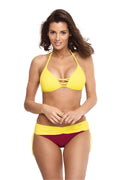  Kostium dwuczęściowy Kostium kąpielowy Model Athena Magenta-Duffy M-552 Yellow/Red - Marko 