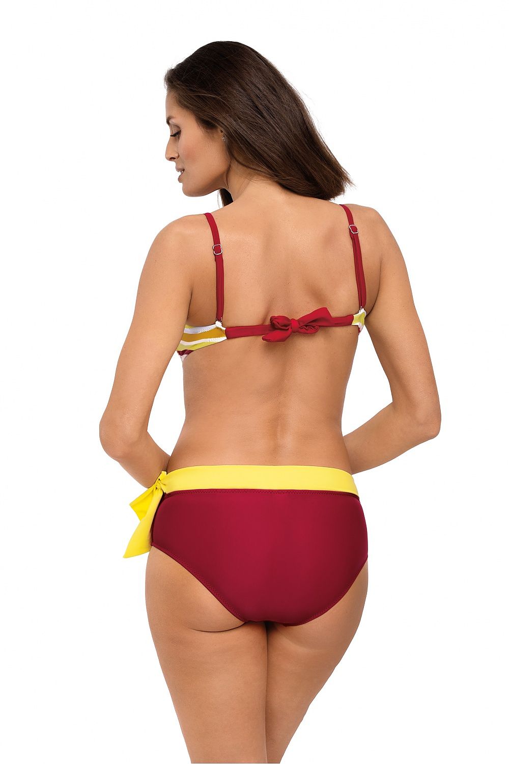  Kostium dwuczęściowy Kostium kąpielowy Model Adele Ribes-Tweety M-541 Red/Yellow - Marko 