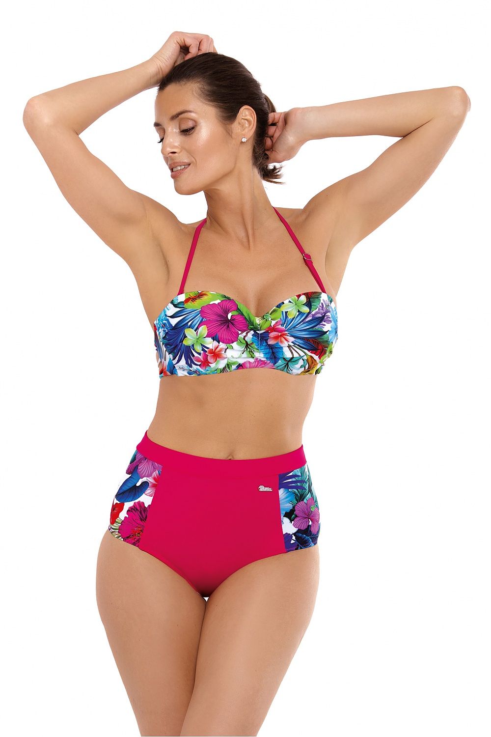  Kostium dwuczęściowy Kostium kąpielowy Model Madison Magenta M-537 Fuksja - Marko 