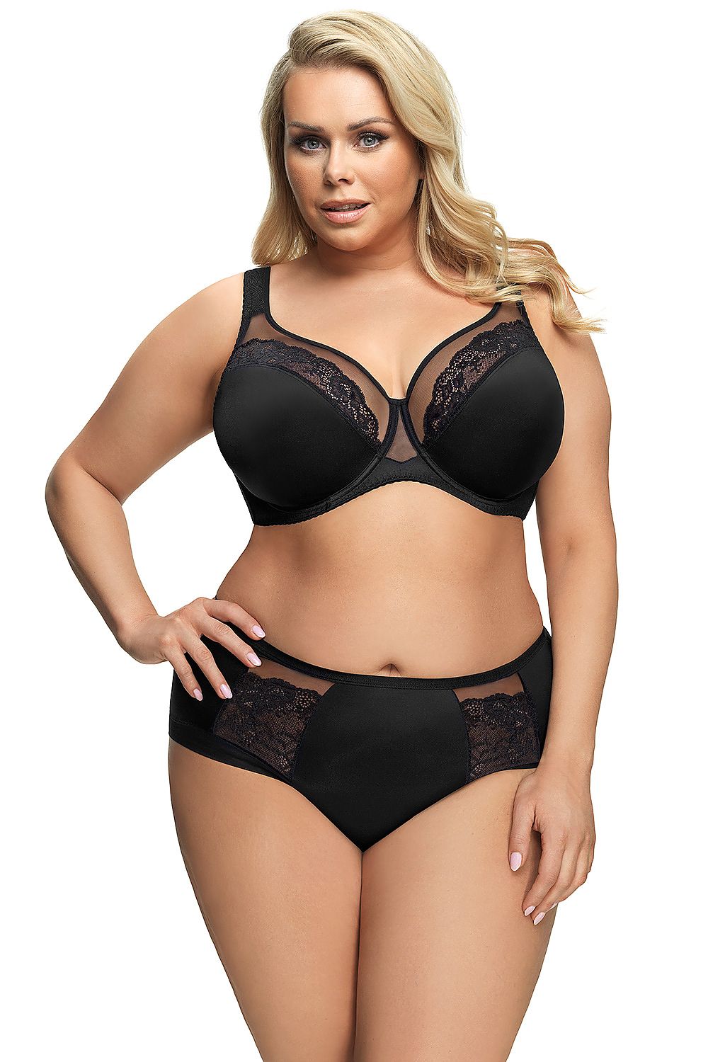  Biustonosz Soft Model Luisse K441 Black - Gorsenia Lingerie 