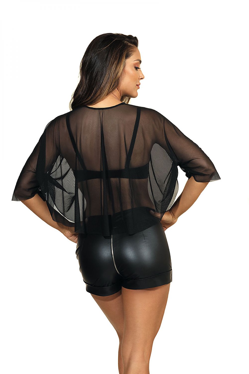   Bluzka Model V-9160 Black - Axami 