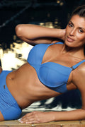  Kostium dwuczęściowy Kostium kąpielowy Model Kornelia Ortensia Blu M-632 Sky Blue - Marko 