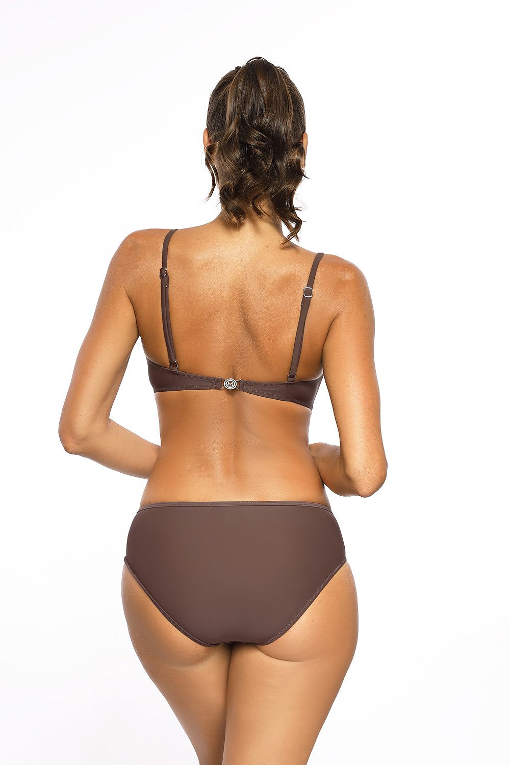  Kostium dwuczęściowy Kostium kąpielowy Model Jasmine Cubano M-625 Brown/Gold - Marko 
