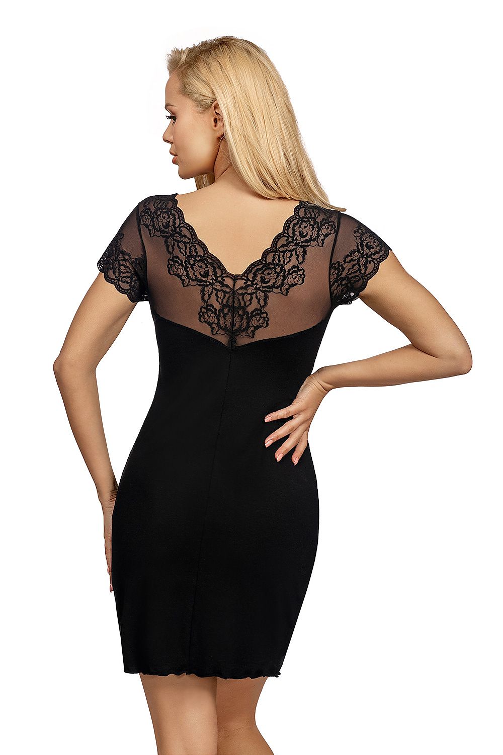  Koszulka nocna Koszulka Model Ivana 162643 Black - Donna 