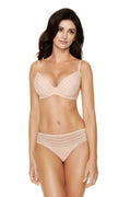  Biustonosz push up Biustonosz Push-up Model Luna B1 Beige - Gorteks 