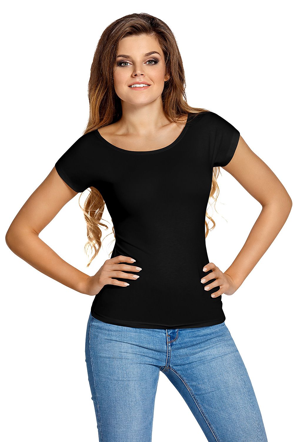   Bluzka Model Kiti Black - Babell 