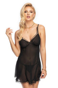   Koszulka Model Sadia Babydoll Black - Irall 