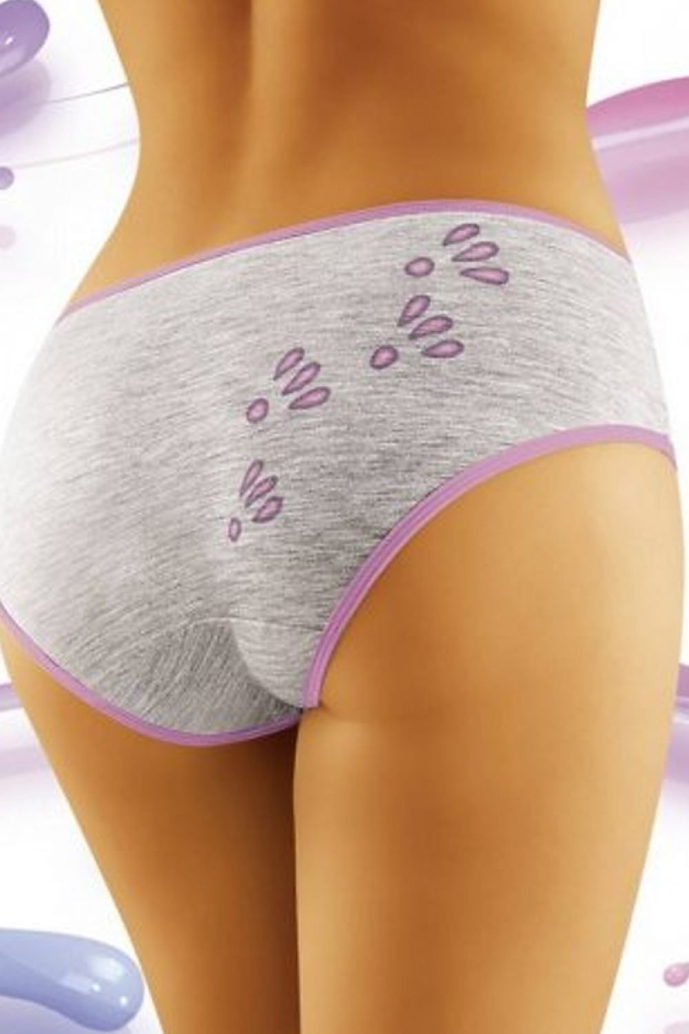  Figi Model Nietopeszyca 2508  Melange Grey - Wolbar 