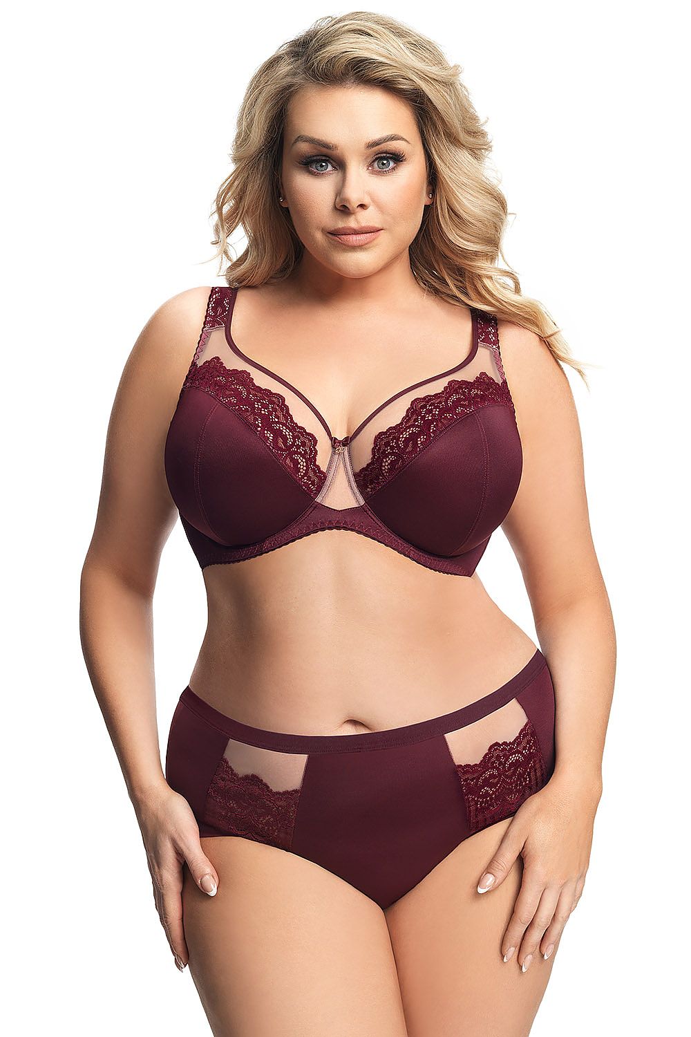  Figi Model Luisse K442 Bordo - Gorsenia Lingerie 