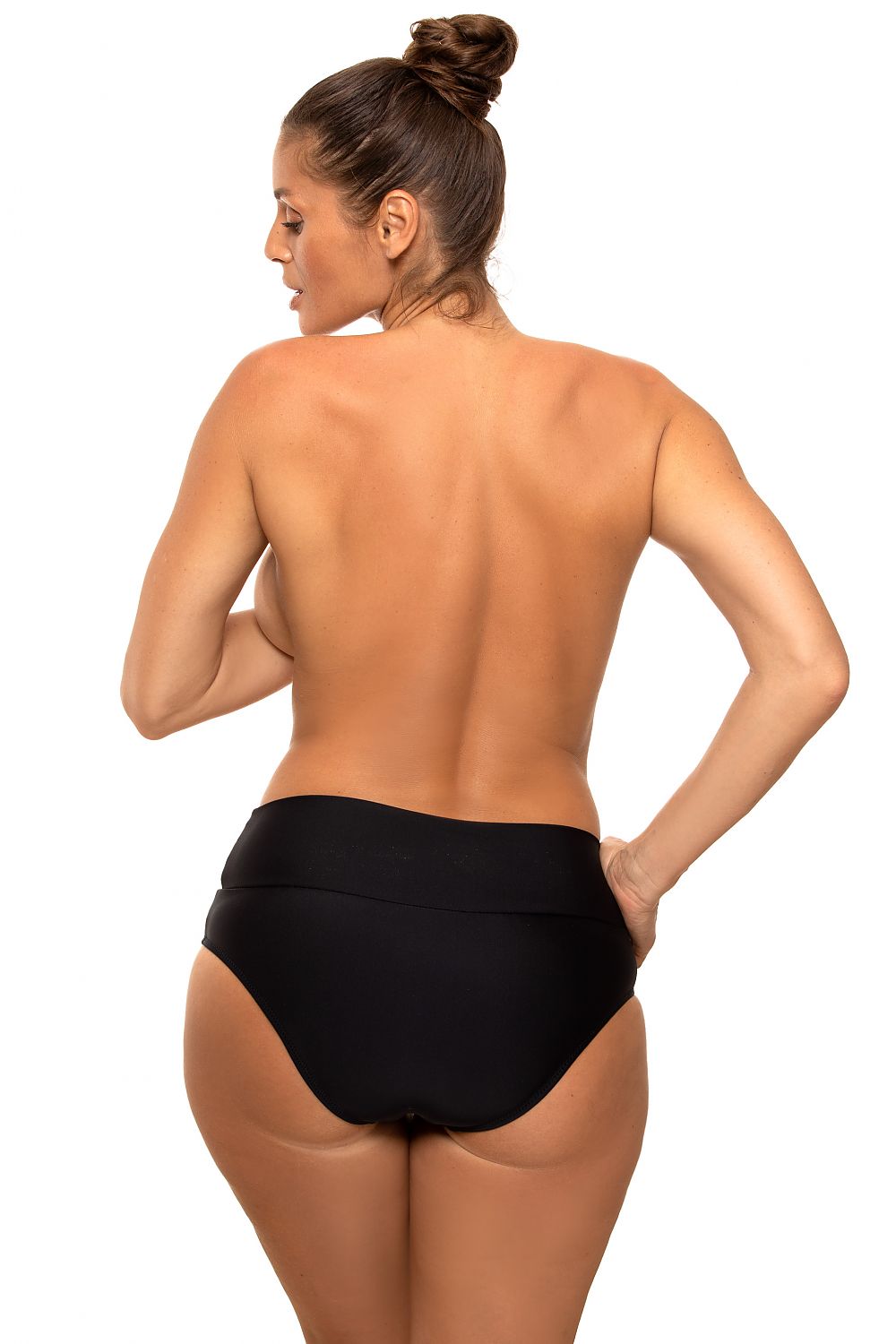  Kostium dwuczęściowy Figi kąpielowe Model M-018 Black - Marko 