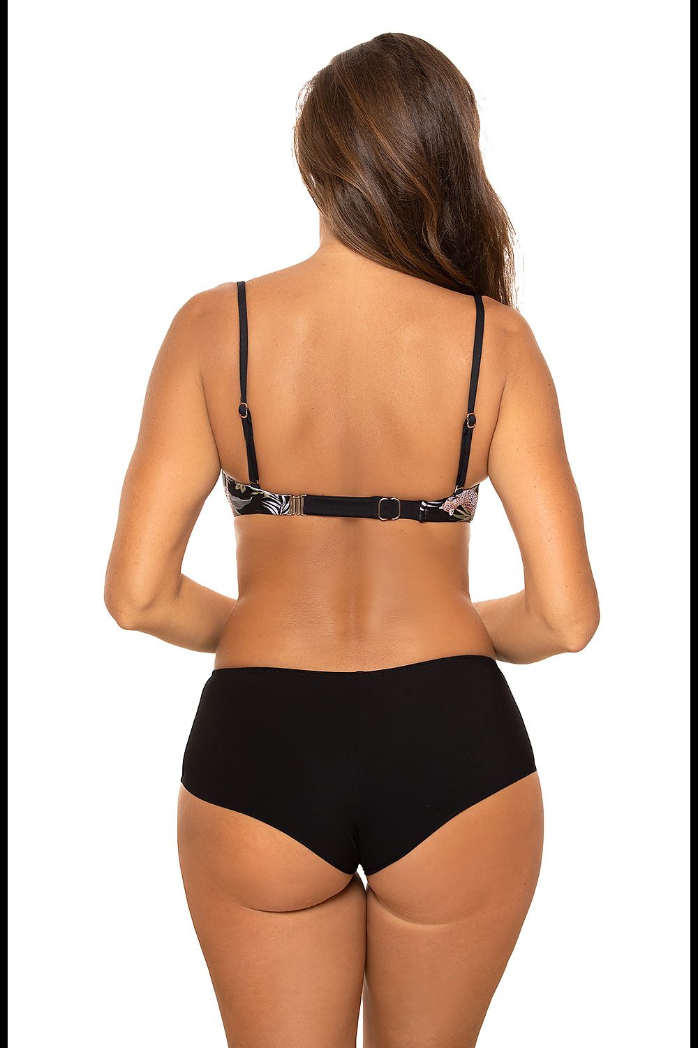  Kostium dwuczęściowy Kostium kąpielowy Model Lila M-704 Black/Green - Marko 